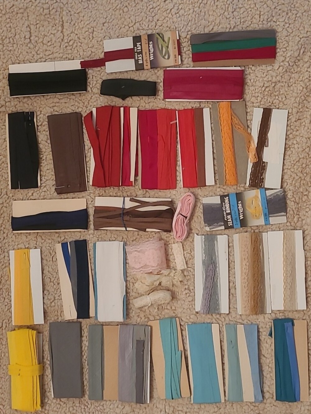 Assorted Multi-Color Hair Accessory Trim Pack - Mixed Colors